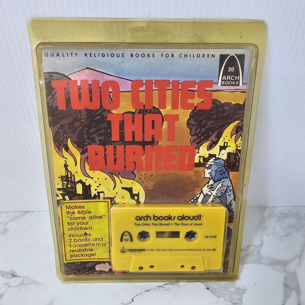 Two Cities That Burned: Genesis 18:16-19:30 for Children New With Audio Cassette
